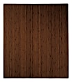 Realspace™ Bamboo Chair Mat, 48” x 52”, Brown