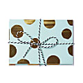 Sincerely A Collection by C.R. Gibson® Baker's Twine Note Cards With Envelopes, 6" x 4 1/4", Turquoise Gold Dot, Blank Inside, Bag Of 8 1 thumbnail image