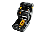Zebra ZD620 - Label printer - thermal transfer - Roll (4.65 in) - 300 dpi - up to 359.1 inch/min - USB 2.0, LAN, serial, USB host, Bluetooth LE - tear bar - gray 1 thumbnail image