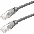 4XEM 25FT Cat6 Molded RJ45 UTP Ethernet Patch Cable (Gray) - 25 ft Category 6 Network Cable  - 4XC6PATCH25GR 1 thumbnail image