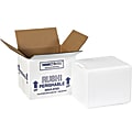 Partners Brand Brand Insulated Shipping Kits, 4 1/2"H x 5"W x 6"D, White, Pack of 8
