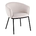 LumiSource Ashland Chair, Black/Cream 1 thumbnail image