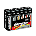 Energizer® Max® Alkaline AAA Batteries, Pack Of 12