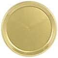 Amscan Round Plastic Platters, 16", Gold, Pack Of 5 Platters 1 thumbnail image