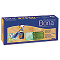 Bona® Hardwood Floor Mop, With Cleaning Kit, 15" Head, 52" Handle, Blue 1 thumbnail image