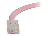 C2G 2ft Cat6 Non-Booted Unshielded (UTP) Ethernet Network Patch Cable - Pink - Patch cable - RJ-45 (M) to RJ-45 (M) - 2 ft - UTP - CAT 6 - pink 1 thumbnail image