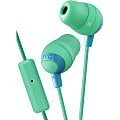 JVC HA-FR37-G Earset - Stereo - Wired - 16 Ohm - 8 Hz - 20 kHz - Earbud - Binaural - In-ear - 3.94 ft Cable - Green