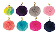 Divoga™ Pom-Pom Key Chain, Fluffy, Assorted Colors