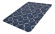 Realspace® Decorative Vinyl Chair Mat For Low Carpet, 36" x 48", Fashion Geometric Circles 1 thumbnail image