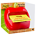 Post-it® Notes Pop-Up Note Red Apple Dispenser, 1 Dispenser/Pack, 1 Pad/Pack