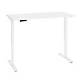 Bestar Viva Electric 60"W Standing Desk, White 1 thumbnail image