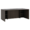 HON BL Breakfront Desk Shell - 72" x 36" x 29", 72" x 36"Work Surface, Edge - Square Edge - Material: Particleboard Modesty Panel - Finish: Espresso, Thermofused Laminate (TFL) Top