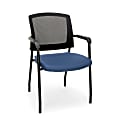 OFM Model 424 4-Leg Guest Chair, Navy/Black
