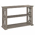 Bush® Furniture Homestead Console Table With Shelves, Driftwood Gray, Standard Delivery
