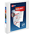 Avery® Heavy-Duty View 3 Ring Binder, 1" One Touch EZD® Rings, White, 1 Binder 1 thumbnail image