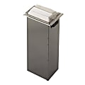 San Jamar In-Counter Full-Fold Napkin Dispenser, Silver/Clear