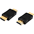 4XEM HDMI A Male To HDMI A Male Adapter - 1x 19-pin HDMI (Type A) Digital Audio/Video Male - 1x 19-pin HDMI (Type A) Digital Audio/Video Male 1 thumbnail image