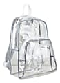 Eastsport Clear PVC Backpack, Pinstripe