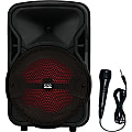 Gemini Sound GSX-L208BTB Portable Bluetooth Speaker System - Battery Rechargeable - USB 1 thumbnail image