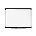 U Brands PINIT Magnetic Dry-Erase Board, 24" X 18", Silver Aluminum Frame, Actual Size 23" X 17" (2804U00-01)