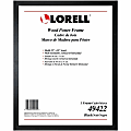 Lorell Solid Wood Poster Frame - 22" x 28" Frame Size - Vertical, Horizontal - Mountable - Solid Wood, Wood - Black - 1 Each 1 thumbnail image