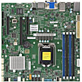 Supermicro X11SCZ-F Workstation Motherboard - Intel C246 Chipset - Socket H4 LGA-1151 - Micro ATX - 64 GB DDR4 SDRAM Maximum RAM - DIMM, UDIMM - 4 x Memory Slots - Gigabit Ethernet - DisplayPort - 5 x SATA Interfaces 1 thumbnail image