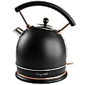 MegaChef 1.8 Quart Half Circle Electric Tea Kettle in Matte Black 1 thumbnail image