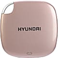 Hyundai 2TB Portable External Solid State Drive, HTESD2048RG, Rose Gold 1 thumbnail image