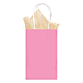 Amscan Kraft Paper Gift Bags, Small, Pink, Pack Of 24 Bags 1 thumbnail image