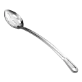 Hoffman Browne 15" Serving Spoons, Slotted, Silver, Pack Of 120 Spoons 1 thumbnail image