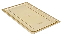 Cambro H-Pan High-Heat GN 1/1 Flat Covers, 7/16"H x 12-3/4"W x 20-13/16"D, Amber, Pack Of 6 Covers 1 thumbnail image