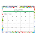 2025 2026 Day Designer Monthly Wall Calendar 15 x 12 Ditsy Dapple July 2025 To June 2026 148669
