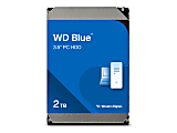 WD Blue WD20EZAZ - Hard drive - 2 TB - internal - 3.5" - SATA 6Gb/s - 5400 rpm - buffer: 256 MB 1 thumbnail image