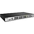 D-Link 28-Port Layer 3 Stackable Managed Gigabit Switch including 4 10GbE Ports - 4 Ports - Manageable - Gigabit Ethernet, 10 Gigabit Ethernet - 10/100/1000Base-TX, 10GBase-SR, 10GBase-LRM, 10GBase-LR - 3 Layer Supported - Modular - 24 SFP Slots