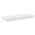 Eurostyle Barney Floating Shelf, 2”H x 24”W x 10”D, High Gloss White