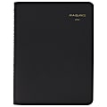 AT-A-GLANCE® 4-Person Group Daily Appointment Book, 8" x 11", Black, January To December 2022, 7082205