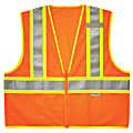 Ergodyne GloWear® Safety Vest, 2-Tone 8230Z, Type R Class 2, 4X/5X, Orange