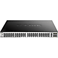 D-Link DGS-3130-54PS Ethernet Switch - 50 Ports - Manageable - Gigabit Ethernet - 1000Base-T - 3 Layer Supported - Modular - Optical Fiber, Twisted Pair