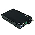 StarTech.com 10/100 Mbps Single Mode Fiber Media Converter SC 30 km - Convert and extend a 10/100 Mbps Ethernet connection up to 18.6 miles (30km) over Single Mode SC fiber - 10/100 Mbps Single Mode Fiber Media Converter SC 30 km - Fiber Converter