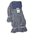 Genuine Joe 5" Headband Earth Mop Refill - Polyester Fiber - 12 / Carton 1 thumbnail image