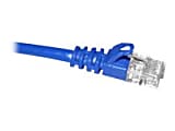 CP Technologies - Patch cable - RJ-45 (M) to RJ-45 (M) - 0.8 in - UTP - CAT 5e - molded, snagless - blue