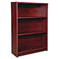 Lorell® Prominence 2.0 48"H 4-Shelf Bookcase, Mahogany 1 thumbnail image