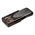 PNY Elite Turbo Attaché 4 USB 3.2 Flash Drive, 256GB, Dark Gray