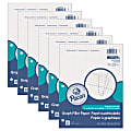 Pacon® Graphing Paper, 8" x 10-1/2", 1/4" Quadrille Ruled, White, 80 Sheets Per Pack, Case Of 6 Packs