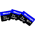 3 PACK iStorage microSD Card 1TB | Encrypt data stored on iStorage microSD Cards using datAshur SD USB flash drive | Compatible with datAshur SD drives only - 100 MB/s Read - 95 MB/s Write