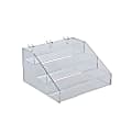Azar Displays 3-Tier Step Display Stands, 7 1/8"H x 12"W x 11 3/4"D, Clear 1 thumbnail image