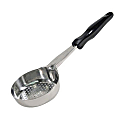 Vollrath Spoodle Perforated Portion Spoon With Antimicrobial Protection, 8 Oz, Black 1 thumbnail image
