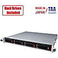 Buffalo TeraStation 3410RN Rackmount 4 TB NAS Hard Drives Included (2 x 2TB) - Annapurna Labs Alpine AL-212 Dual-core (2 Core) 1.40 GHz - 4 x HDD Supported - 2 x HDD Installed - 4 TB Installed HDD Capacity - 1 GB RAM DDR3 SDRAM - Serial ATA/600 Controller 1 thumbnail image