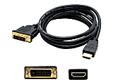 AddOn 6ft HDMI to DVI-D Adapter Cable - Adapter cable - DVI-D male to HDMI male - 6 ft - black 1 thumbnail image