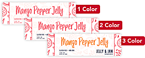 Custom 1, 2 Or 3 Color Printed Labels/Stickers, Rectangle, 1-1/2" x 5", Box Of 250 1 thumbnail image